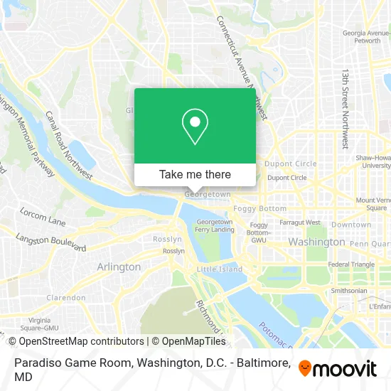 Paradiso Game Room map