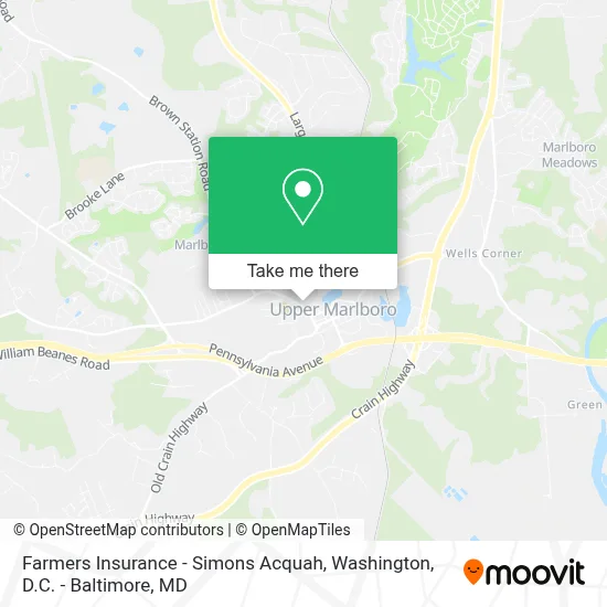 Farmers Insurance - Simons Acquah map