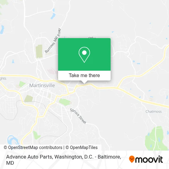 Advance Auto Parts map