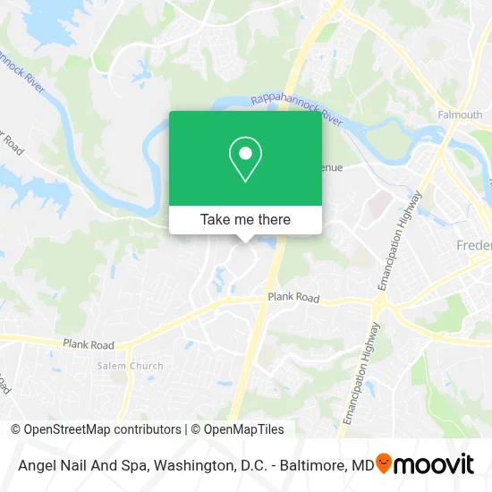 Angel Nail And Spa map