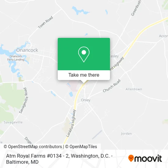 Atm Royal Farms #0134 - 2 map