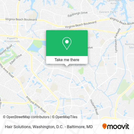 Hair Solutions map