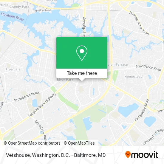 Vetshouse map