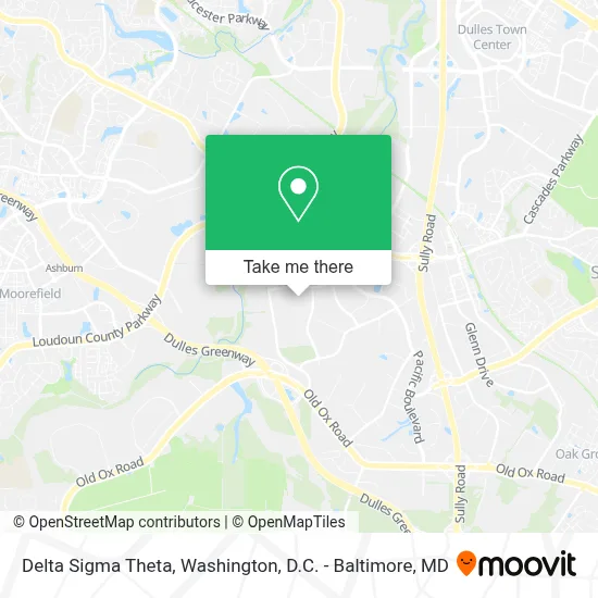 Delta Sigma Theta map