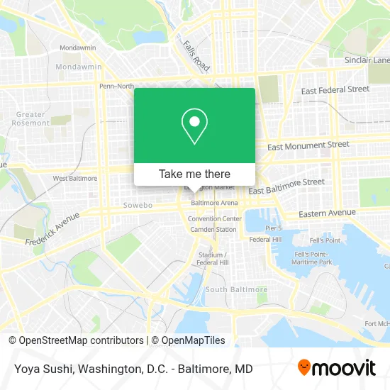 Yoya Sushi map