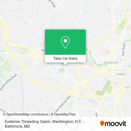 Eyebrow Threading Salon map