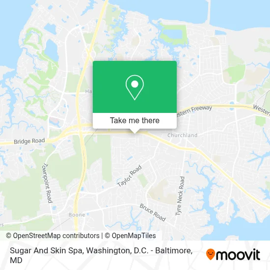 Sugar And Skin Spa map