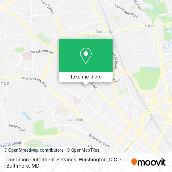 Dominion Outpatient Services map