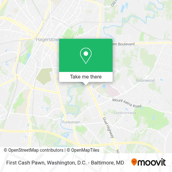 First Cash Pawn map