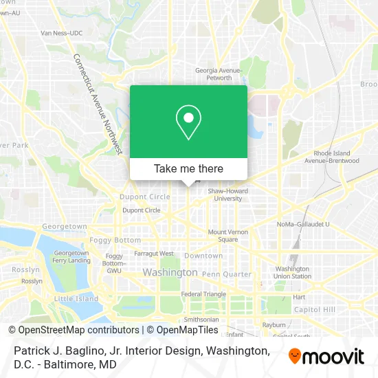 Patrick J. Baglino, Jr. Interior Design map