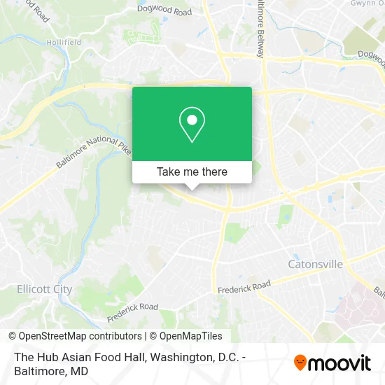 The Hub Asian Food Hall map
