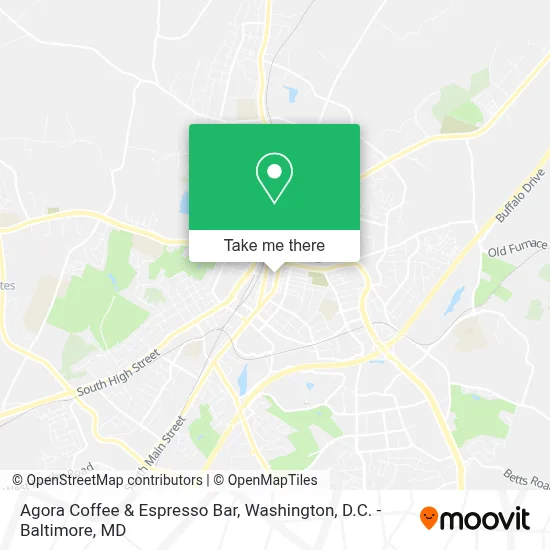 Agora Coffee & Espresso Bar map