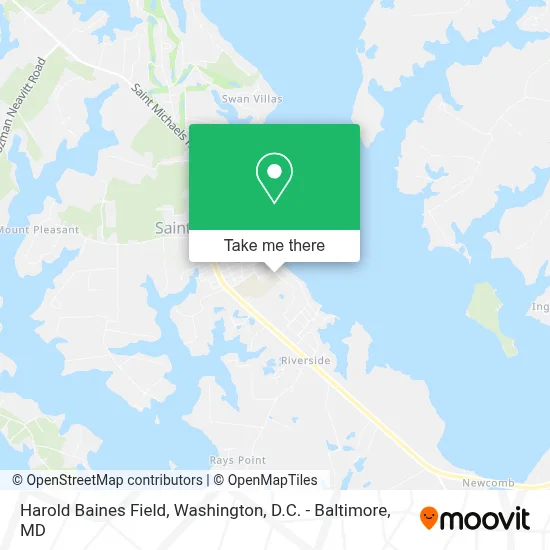 Harold Baines Field map
