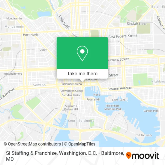 Si Staffing & Franchise map