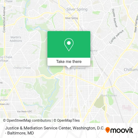 Justice & Mediation Service Center map