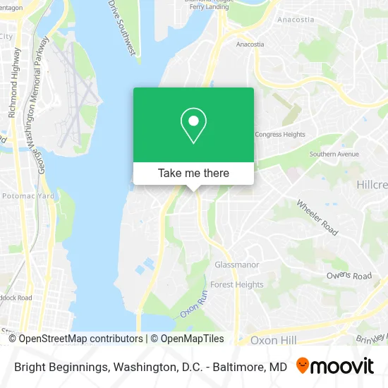 Bright Beginnings map
