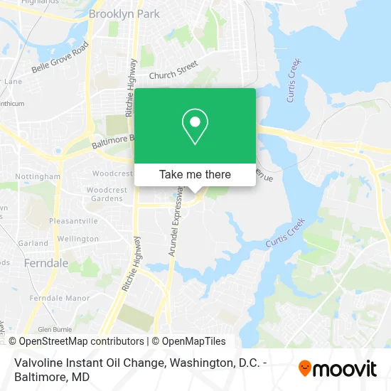 Valvoline Instant Oil Change map