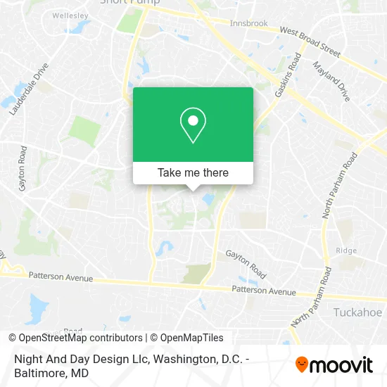 Night And Day Design Llc map