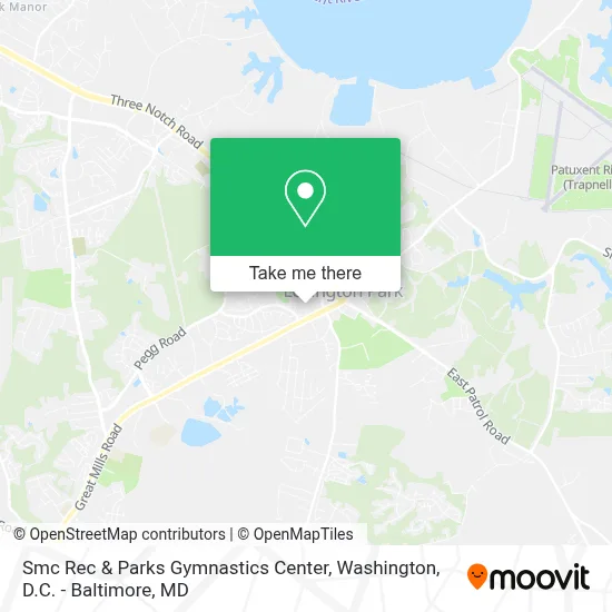 Smc Rec & Parks Gymnastics Center map