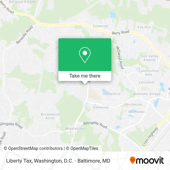 Liberty Tax map