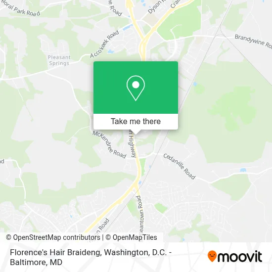 Florence's Hair Braideng map