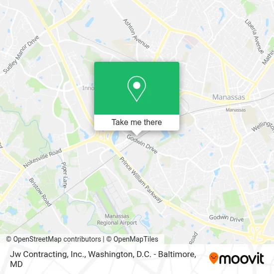 Jw Contracting, Inc. map