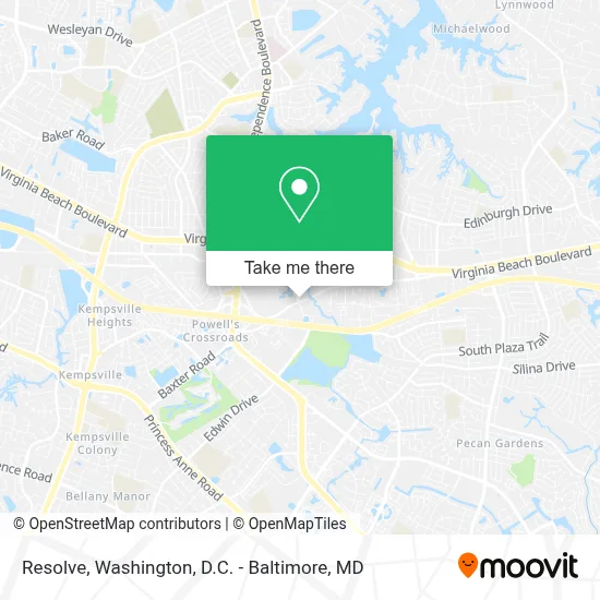 Resolve map