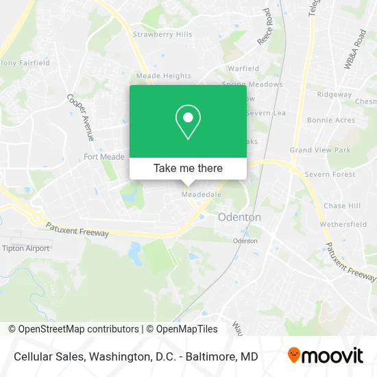 Cellular Sales map