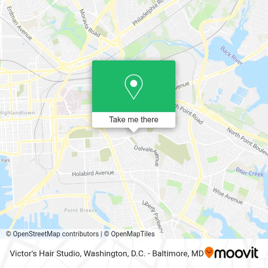 Victor's Hair Studio map