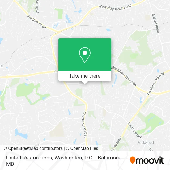 United Restorations map