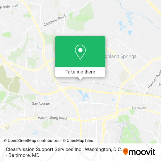 Clearrvission Support Services Inc. map