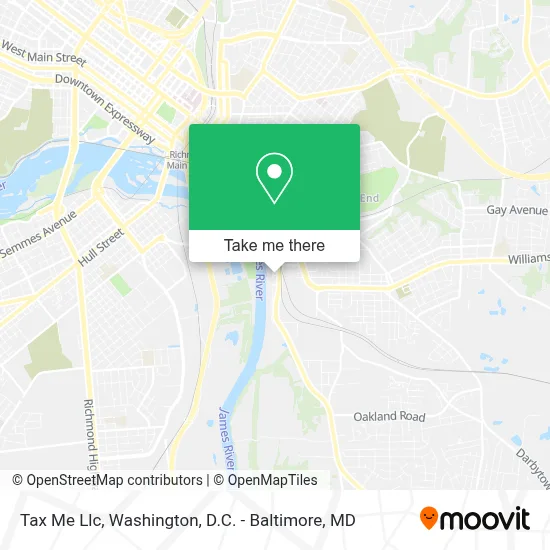 Tax Me Llc map