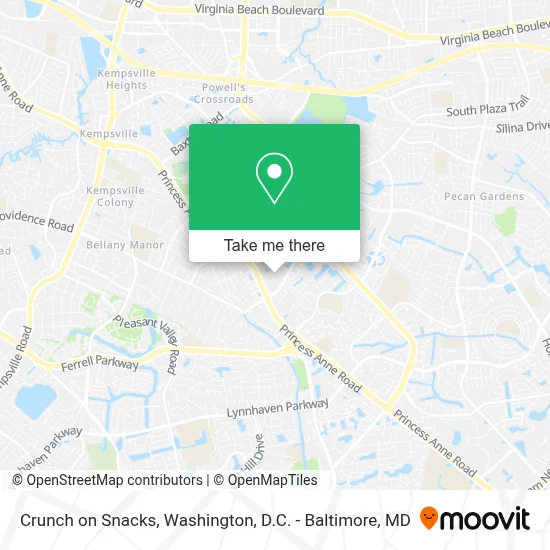 Crunch on Snacks map