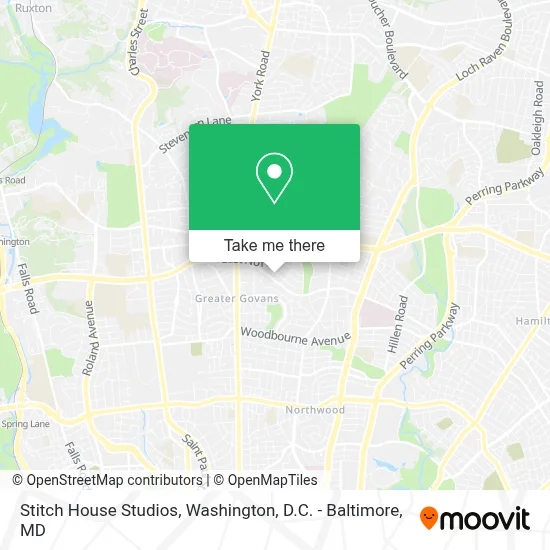 Stitch House Studios map