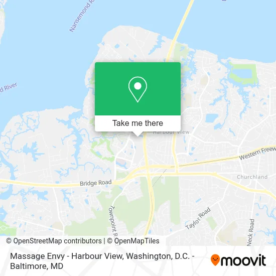 Massage Envy - Harbour View map