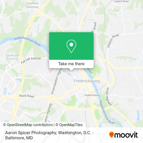 Aaron Spicer Photography map
