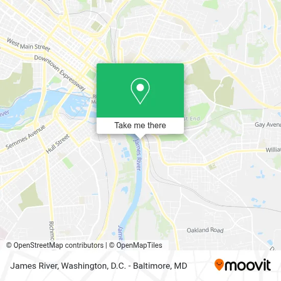 James River map