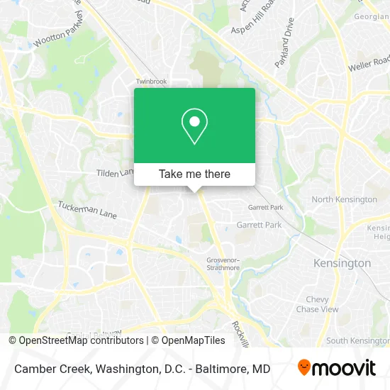 Camber Creek map