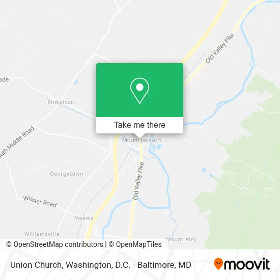Union Church map