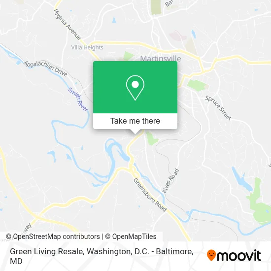 Green Living Resale map