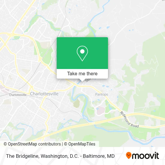 The Bridgeline map