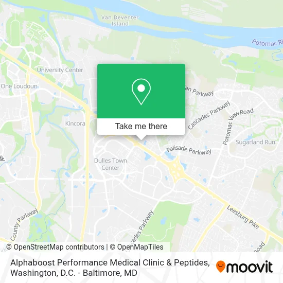 Alphaboost Performance Medical Clinic & Peptides map