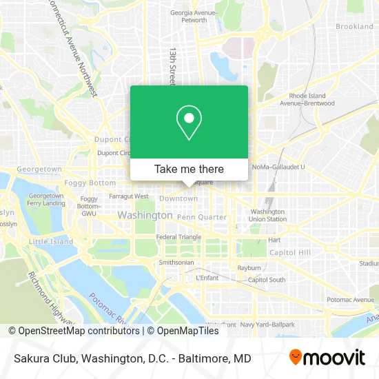 Sakura Club map