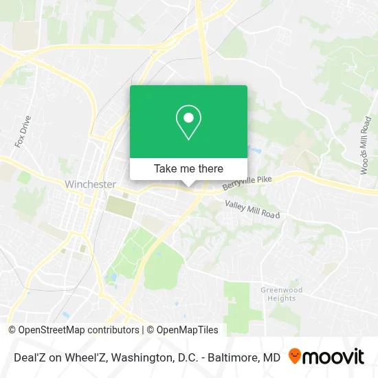 Deal'Z on Wheel'Z map
