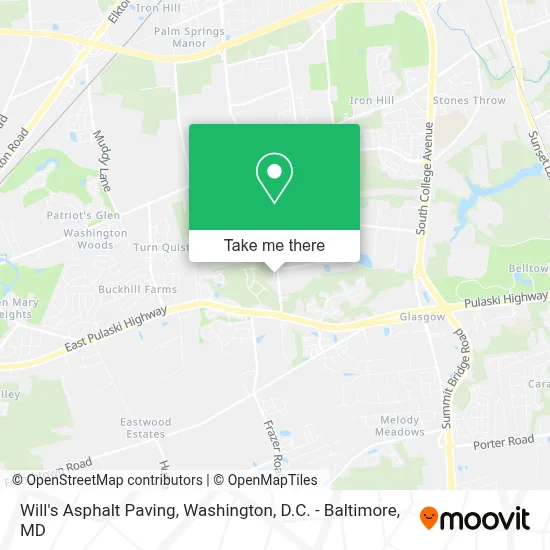 Will's Asphalt Paving map