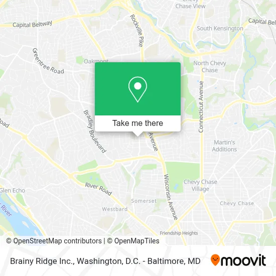 Brainy Ridge Inc. map