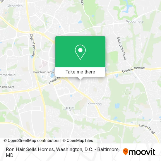 Ron Hair Sells Homes map