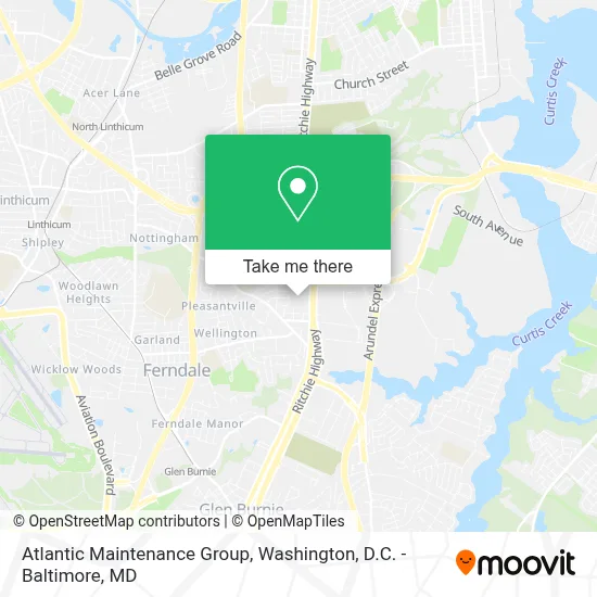 Atlantic Maintenance Group map