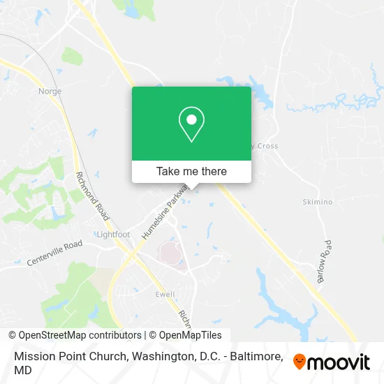 Mission Point Church map