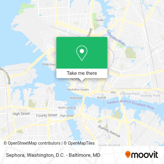 Sephora map